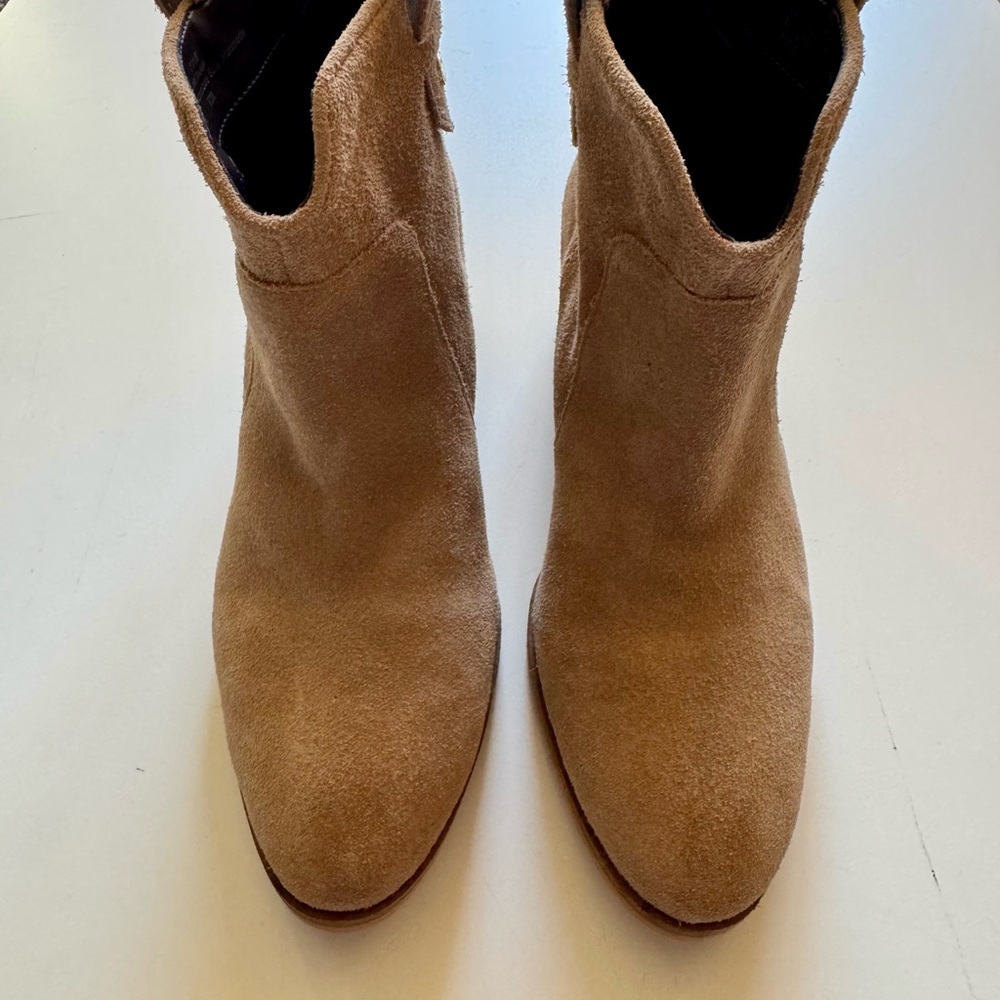 Tan Suede Ankle Boots